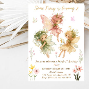 Some Fairy Is Turning 2 Geburtstagsfeier Einladung