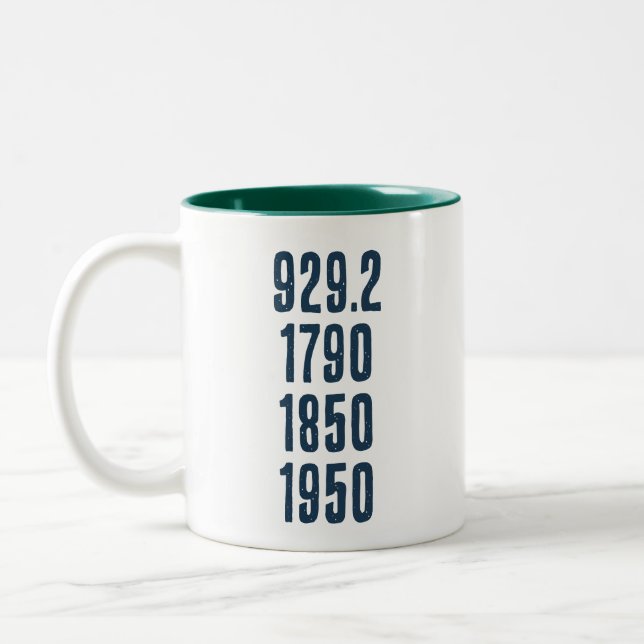 Some of my favorite numbers zweifarbige tasse (Links)
