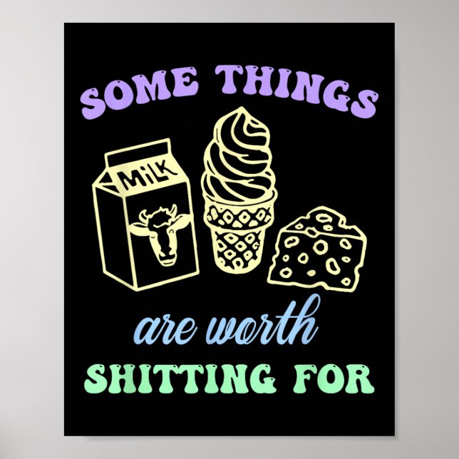 Some Things Are Worth Ting For Funny Apparel  Poster (Vorne)