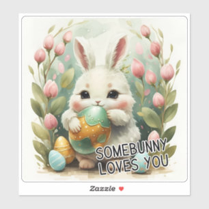 Somebsonnige Lieben Sie Ostern Vinyl Sticker