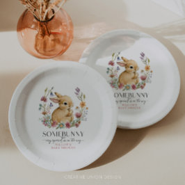 Somebunny Baby Dusche Wildblume Paper Teller