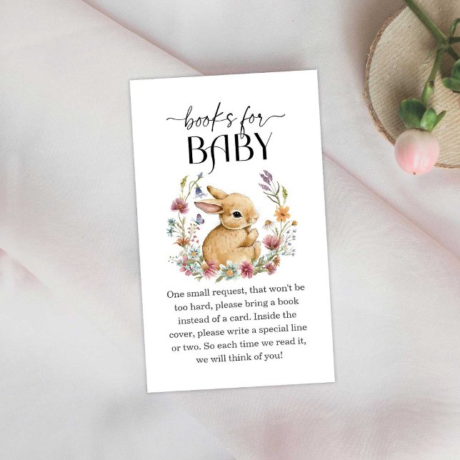 Somebunny Baby Showbücher für Babykarten Begleitkarte (Von Creator hochgeladen)