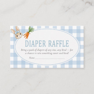 Somebunny Baby Shower Diaper Raffle Begleitkarte
