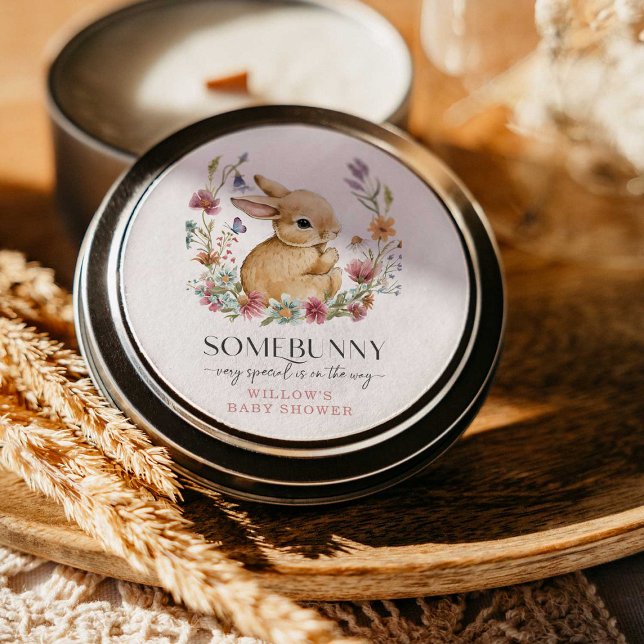 Somebunny Baby Shower Wildblume Stickers (Von Creator hochgeladen)