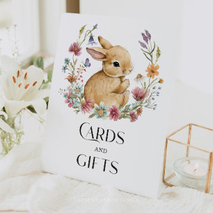 Somebunny Baby Showkarten und Geschenkposter Sockelschild