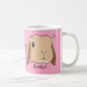 Somebunny Lieben Sie Tassen-Rosa Kaffeetasse