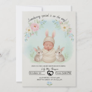 Somebunny Special ist auf dem Weg – Babyparty  Einladung