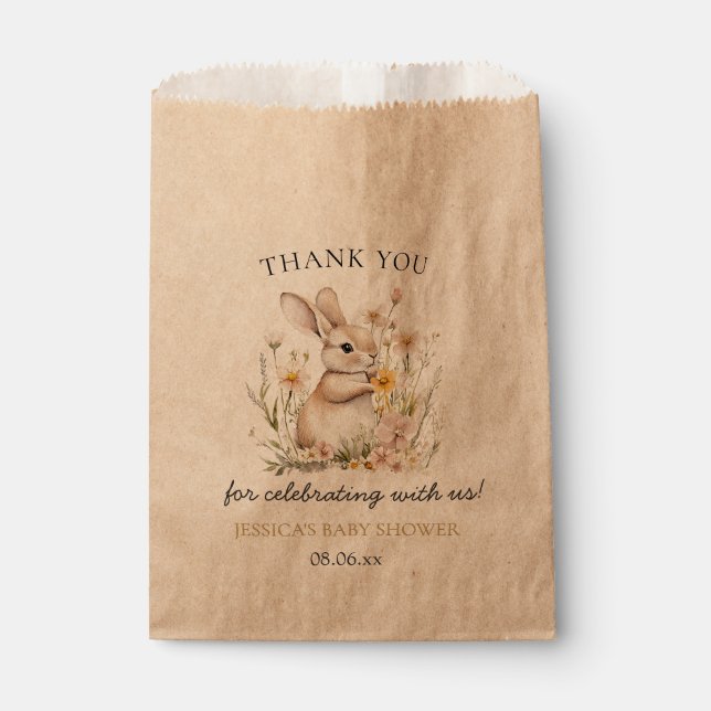 Somebunny Special Wildblumen Frühjahrsdusche Geschenktütchen (Vorderseite)