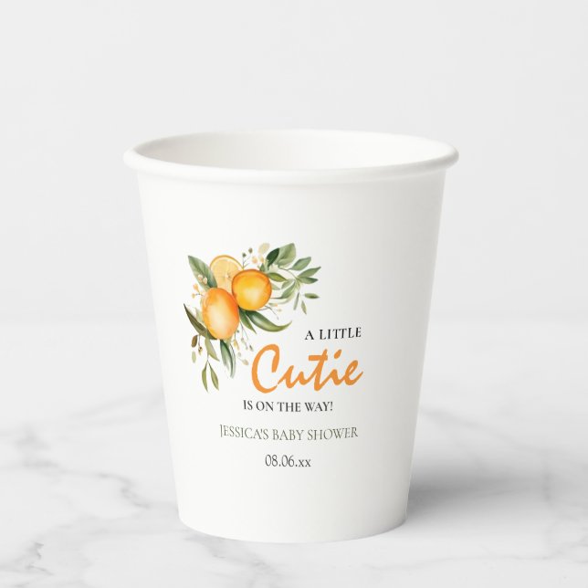 Somebunny Special Wildblumen Frühjahrsdusche Pappbecher (Vorderseite)