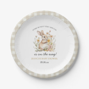 Somebunny Special Wildblumen Frühjahrsdusche Pappteller