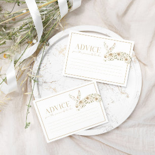 Somebunny Spring Floral Elegante Baby Dusche Hinweiskarte