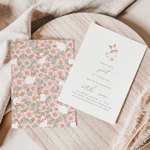 Somebunny Sweet Spring Floral Girls 1. Geburtstag