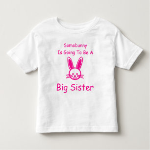 Somebunny wird eine große Schwester sein Kleinkind T-shirt