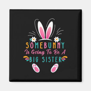 Somebunny wird eine große Schwester zu Ostern Preg Magnet
