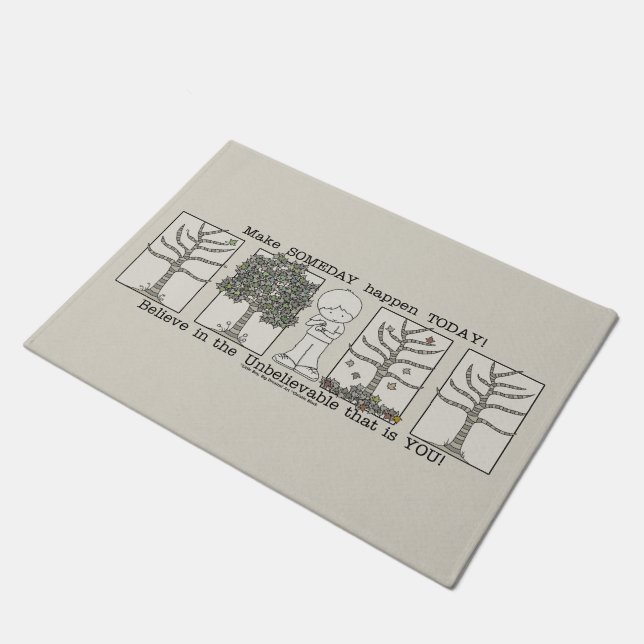 Someday Fußmatte (Schrägansicht)