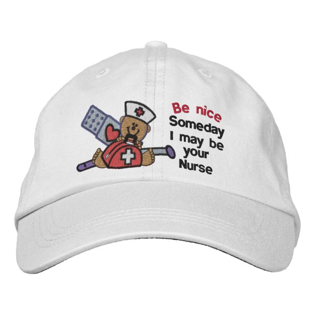 Someday Nurse Bestickte Kappe (Vorderseite)