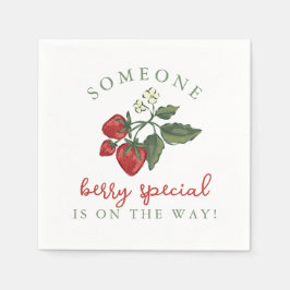 Someone Berry Special Baby Shower Napkin Serviette