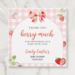 Someone Berry Sweet Baby Shower Invitation Geschenkanhänger
