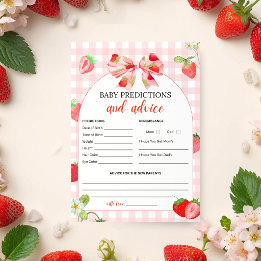 Someone Berry Sweet | Baby Vorhersagen & Ratschläg Einladung