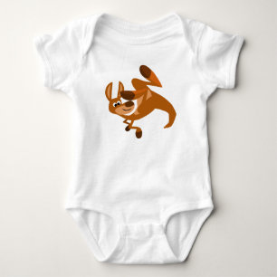 Somersault Baby des niedlichen Cartoon Kangaroo Strampler