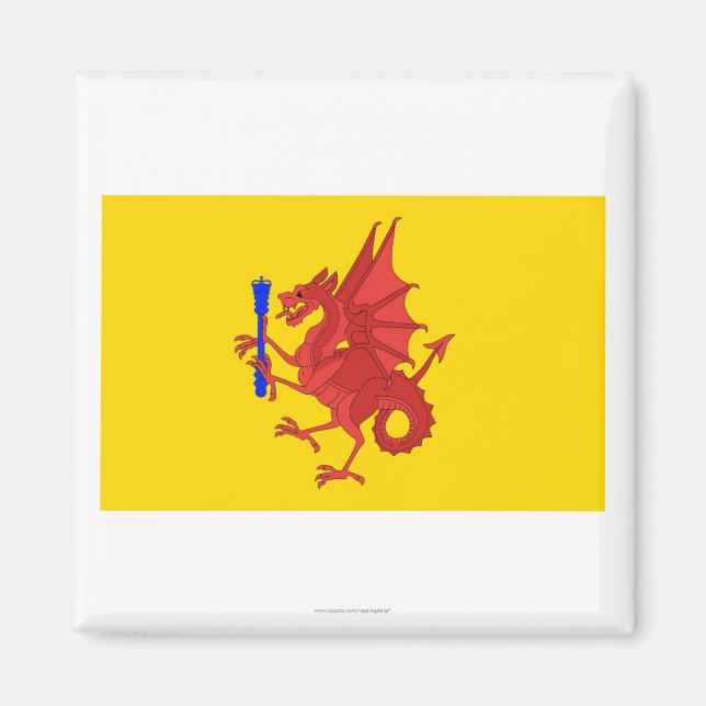 Somerset Flag Magnet (Vorne)