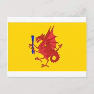 Somerset Flag Postkarte