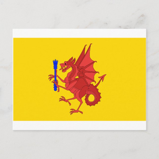 Somerset Flag Postkarte (Vorderseite)