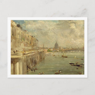 Somerset House Terrace from Waterloo Bridge, c.181 Postkarte