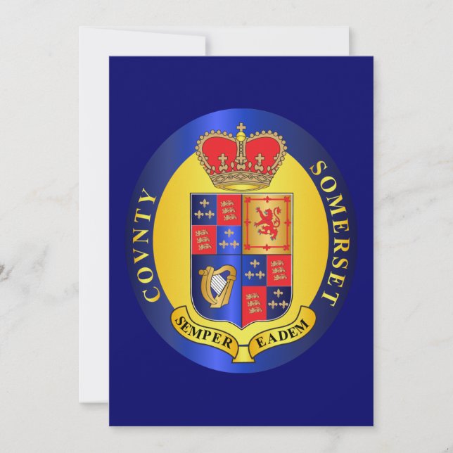 Somerset Landkreis Siegel (Vorderseite)