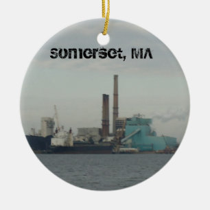 Somerset, MA Keramik Ornament