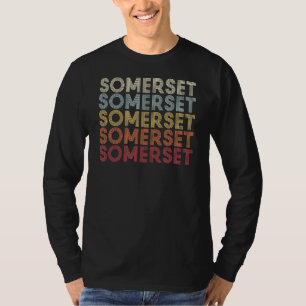 Somerset Massachusetts Somerset MA Retro Vintag T T-Shirt