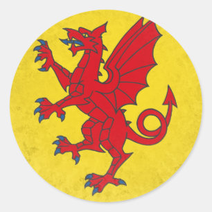 Somerset Runder Aufkleber