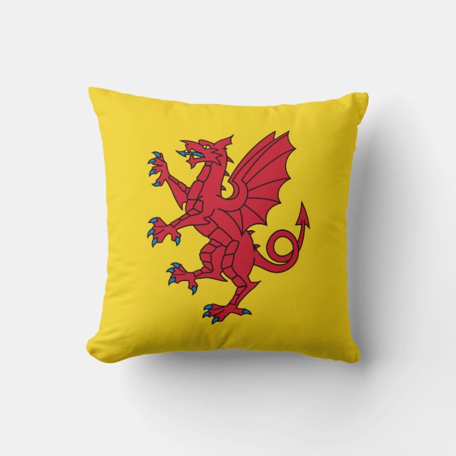 Somerset-Wurfkissen mit Flagge Kissen (Vorderseite)