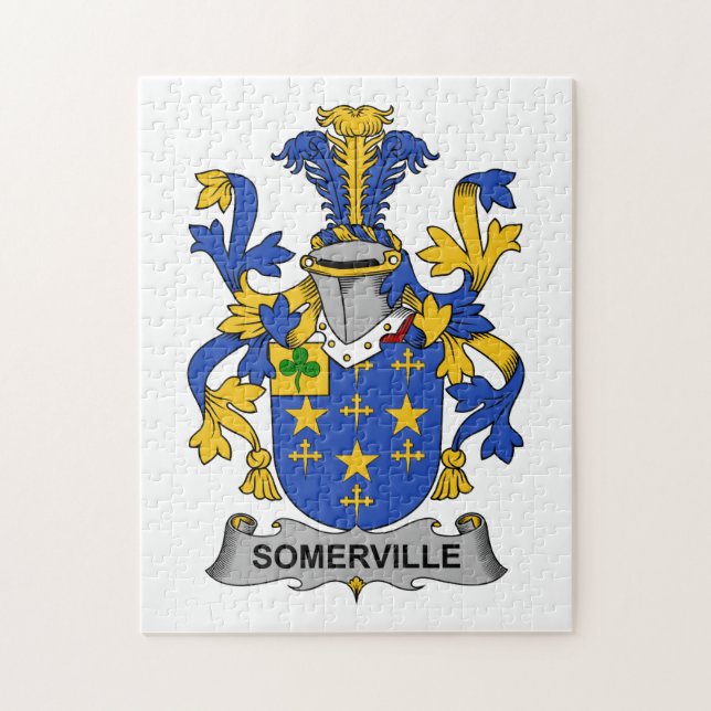 Somerville-Familienwappen Puzzle (Vertikal)