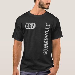 Somerville Massachusetts 857 Vorwahl Vintage Ret T-Shirt