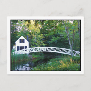 Somesville Footbridge Postkarte