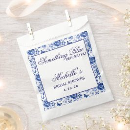 Something Blue Before I Do Floral Bridal Shower Geschenktütchen