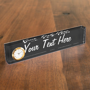 Something in Black to Customize if you want Namensplakette