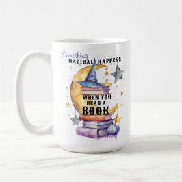 Something Magical Happens When You Read A Book Kaffeetasse