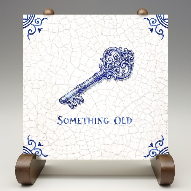 Something Old | Delft Blue Dutch Style  Fliese (Von Creator hochgeladen)