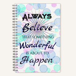 Something Wonderful Spiral Notebook Journal  Notizbuch