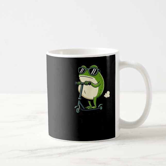 Sometimes I Just Be Fartin Frog Funny Embarring Me Kaffeetasse (Rechts)