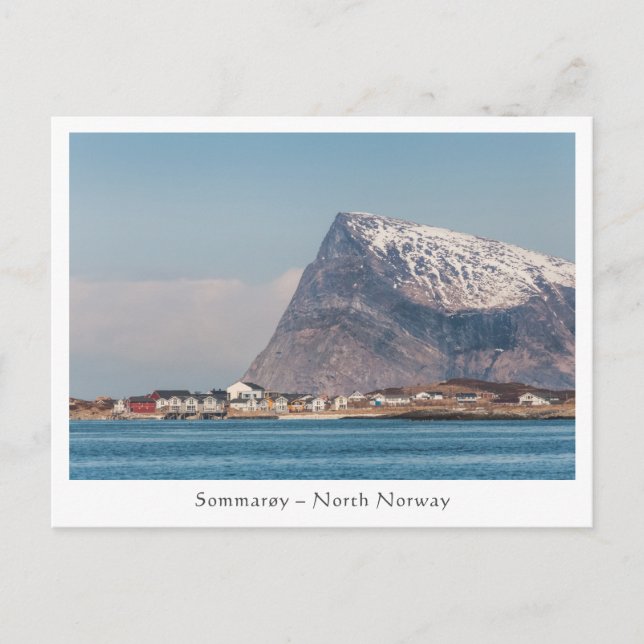 Sommaroy Norwegen Postkarte (Vorderseite)