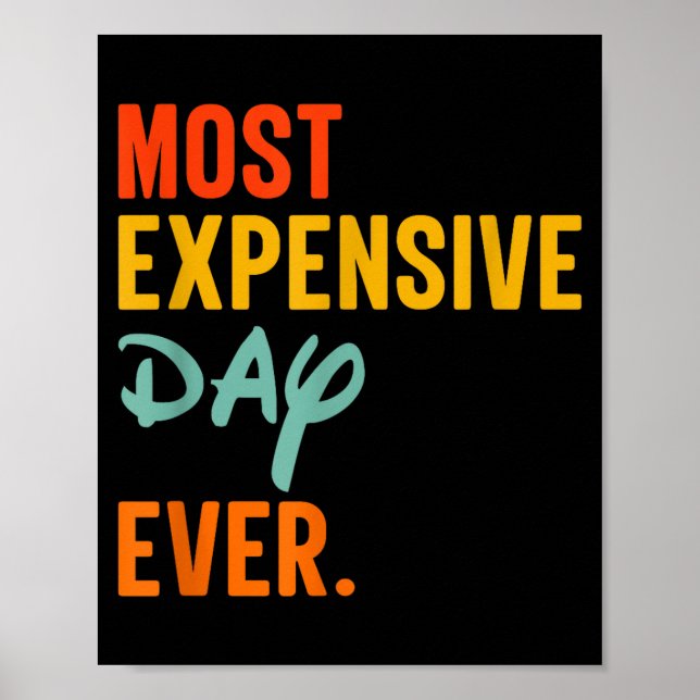 Sommas Most Expensive Day Ever Funny Family Vacati Poster (Vorne)