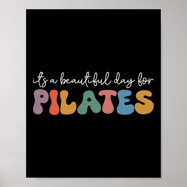 Sommas Yoga Retro-Pilates-Liebhaber-Inderktor-Work Poster (Vorne)