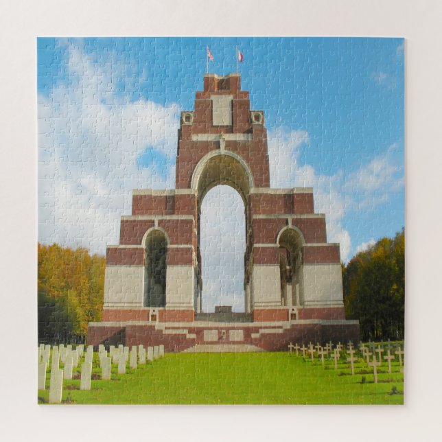 Somme Thiepval Memorial Frankreich Puzzle (Vertikal)