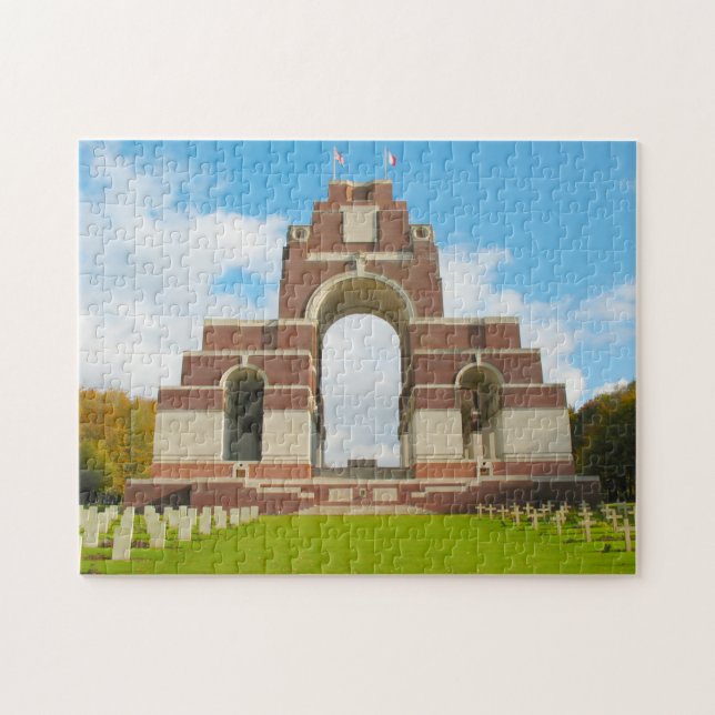 Somme Thiepval Memorial Frankreich Puzzle (Horizontal)