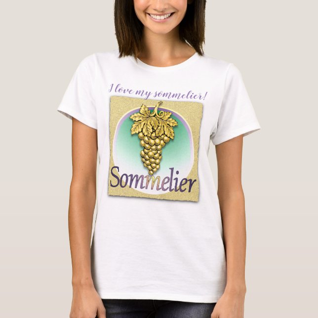 Sommelier Symbol W T - Shirt (Vorderseite)