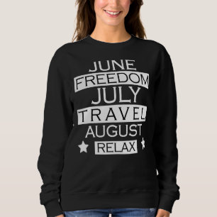 Sommer 2022 Juni Juli August Reisende Abenteuer Ro Sweatshirt