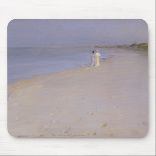 Sommer-Abend am Südstrand, Skagen, 1893 Mousepad